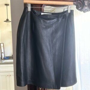 100% Leather Mini Skirt from Evan Davies